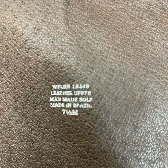 Welsh Boots Tall Womens Leather Brown Size 7.5 - Picture 14 of 14